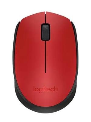 MOUSE INALAMBRICO LOGITECH M170 INCLUYE BATERIA AA ALCANCE 10 METROS 2.4GHZ RED