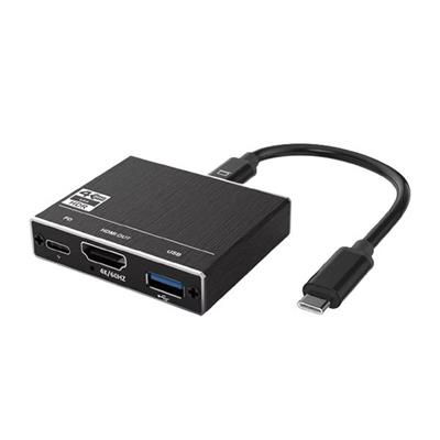 ADAPTADOR HUB USB TIPO C A USB 3.0 - HDMI - USB C