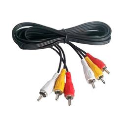 CABLE AUDIO Y VIDEO 3 RCA X 3 RCA 1.8 MTS