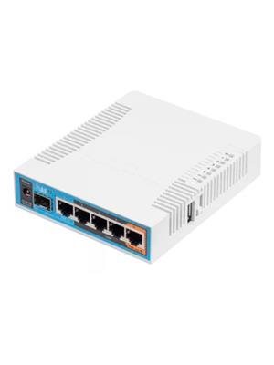 Router MikroTik RouterBOARD hAP ac RB962UiGS-5HacT2HnT azul y blanco