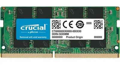 MEMORIA RAM SO DIMM DDR4 2666MHZ 16GB CRUCIAL, CB16GS2666