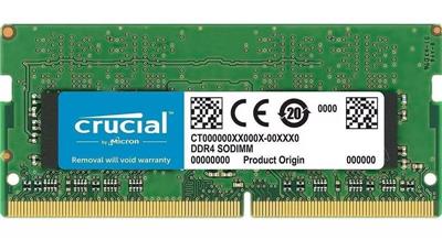MEMORIA RAM SO DIMM DDR4 4GB 2666MHZ CRUCIAL, CB4GS2666