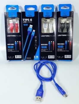 CABLE USB TIPO C TMCB6118 CARGA RAPIDA 3.1A TYME