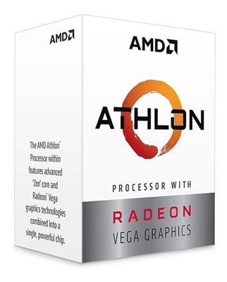 PROCESADOR AMD ATHLON 3000G BOX 3.5GHZ AM4 VEGA 3 4MB