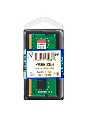 MEMORIA RAM SODIMM DDR4 4GB 2666MHz KVR26S19S6/4