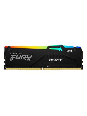 MEMORIA RAM DDR5 8GB 4800MHZ KINGSTON FURY BEAST RGB, KF548C38BBA-8