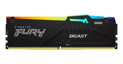 MEMORIA RAM DDR5 32GB 5200MHZ KINGSTON FURY BEAST RGB KF552C40BBA-32