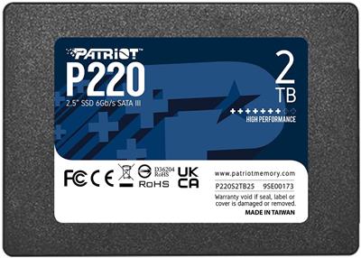DISCO SOLIDO SSD 1TB PATRIOT P210 SATA 3, P210S1TB25