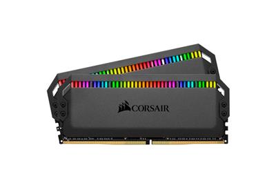 MEMORIA RAM DDR4 16GB 3200MHZ 2X8GB CORSAIR DOMINATOR PLATINUM RGB, CMT16GX4M2E3200C16 UNBUFFERED 16