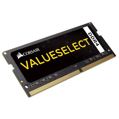 MEMORIA RAM SODIMM DDR4 4GB 2133MHZ CORSAIR CMSO4GX4M1A2133C15, 15-15-15-36 UNBUFFERED, BLACK PCB, 1