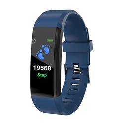 SMARTWATCH SMARTBAND 115 PLUS AZUL BLUETOOTH ANDROID IPHONE (N)