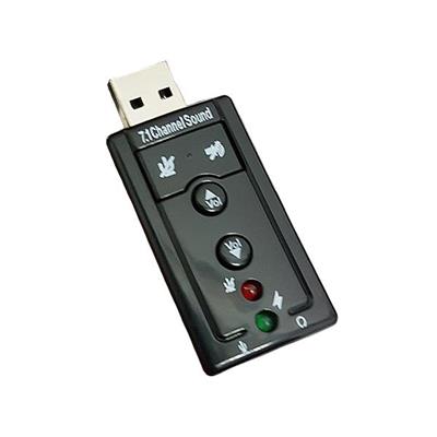 PLACA SONIDO USB EXTERNA 7.1 GRABAR PC TARJETA SONIDO