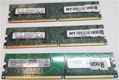 MEMORIA DDR2 512MB SAMSUNG/TITAN 667MHZ